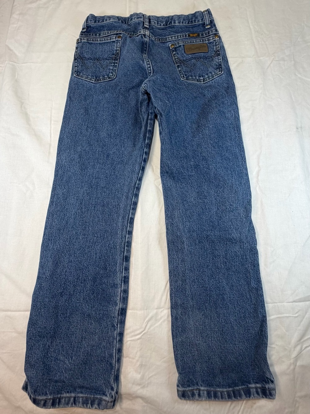 Wrangler Boys Dark Blue Straight Loose Jeans - Picture 2 of 10